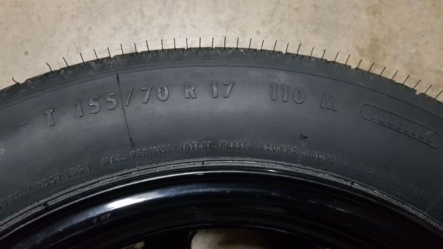 Llanta repuesto Mercedes,  T 155/70-17   11M  ET34