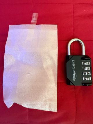 Lucchetto a combinazione Amazon