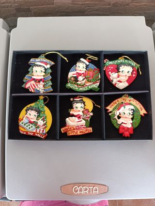 Collezione 12 decorazioni natalizie di Betty boop