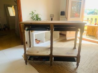 Mesa consola madera - Estilo rústico