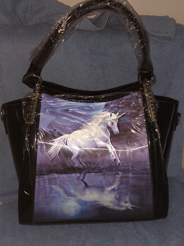 Borsa Anne Stokes Unicorno