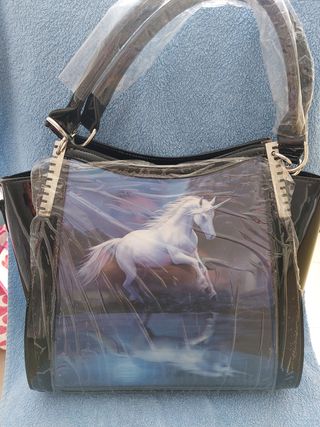 Borsa Anne Stokes Unicorno