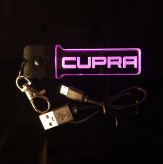 Llavero LED Cupra Letras Logo - Multicolor