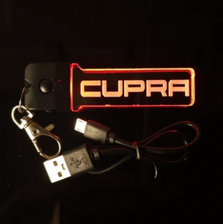 Llavero LED Cupra Letras Logo - Multicolor