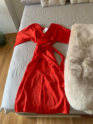 Vestido rojo midi - ocasión especial