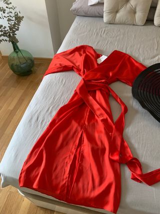 Vestido rojo midi - ocasión especial