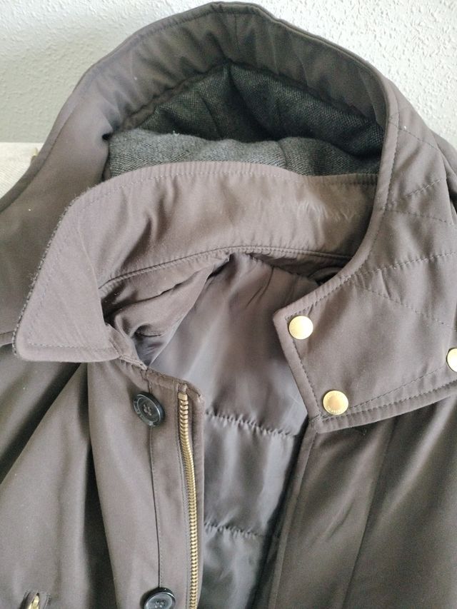 Cazadora marrón 3/4 hombre