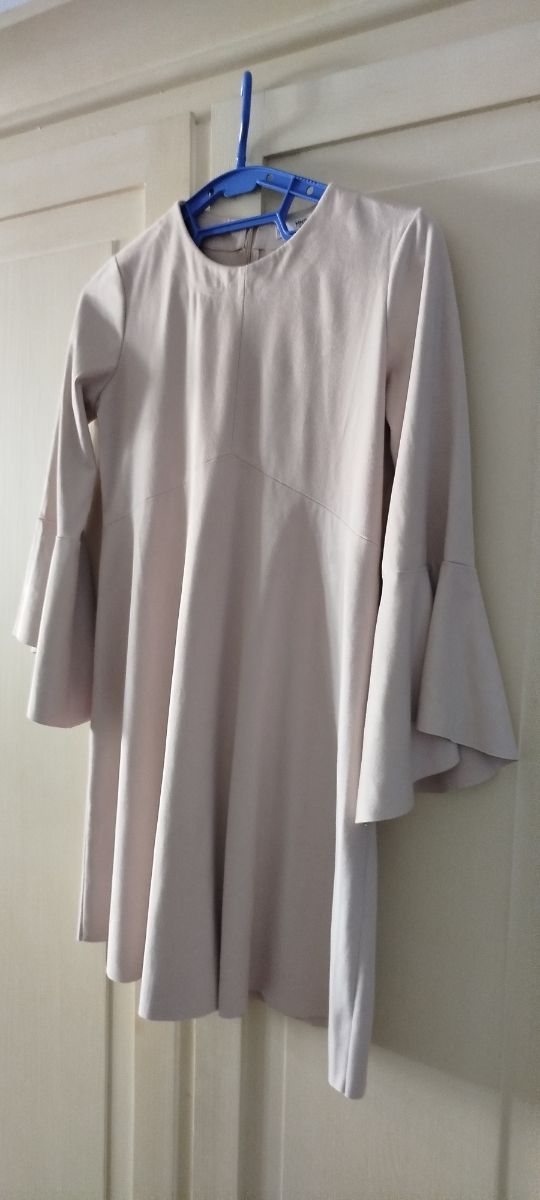 Vestido Mango beige - Talla M