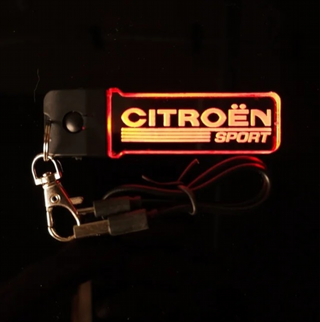 Llavero LED Citroen Sport Logo - Multicolor
