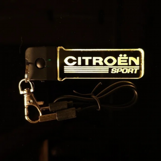 Llavero LED Citroen Sport Logo - Multicolor