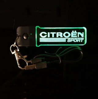 Llavero LED Citroen Sport Logo - Multicolor
