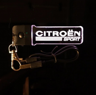 Llavero LED Citroen Sport Logo - Multicolor