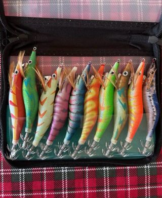 Pack de 10 poteras para la pesca del calamar