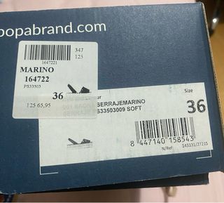 Menorquinas Popa azul marino