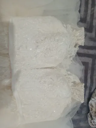 Vestido novia y  precioso velo de 3 metros largo