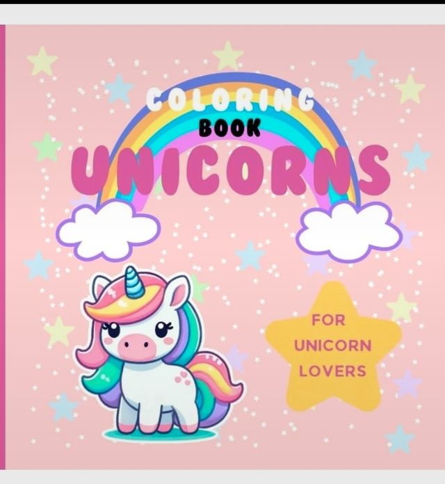 Coloring Book Unicorns: 25 Fun Unicorn Illustra...