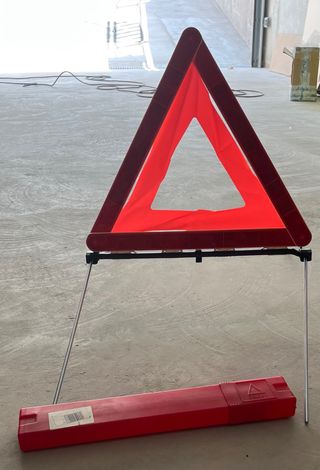 Triángulo emergencia homologado con funda