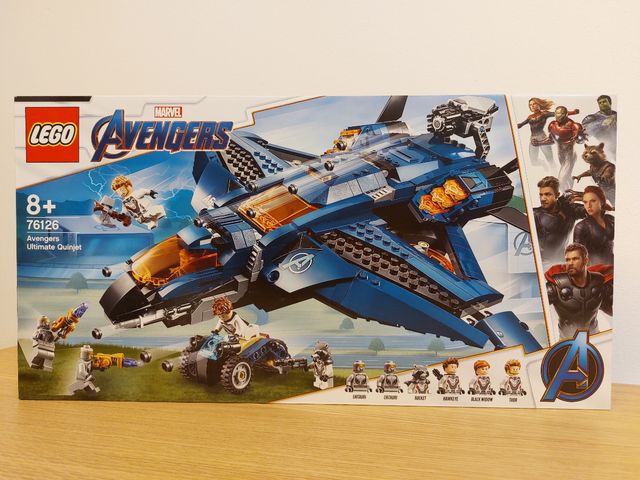 Lego 76126 Marvel Avengers Ultimate Quinjet NUOVO
