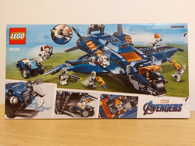 Lego 76126 Marvel Avengers Ultimate Quinjet NUOVO
