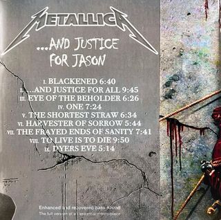 METALLICA 2XLP And Justice for jason + poster