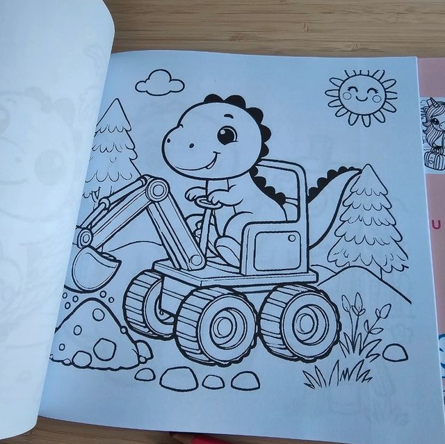 Coloring Book Dinosaurs: 25 fun coloring pages ...