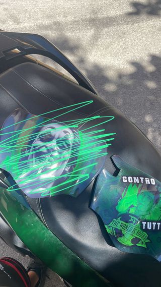 Cupolino honda sh125/150 con buchi e Grafica
