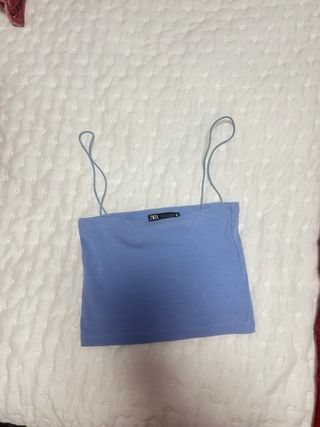Top Zara azul - básico