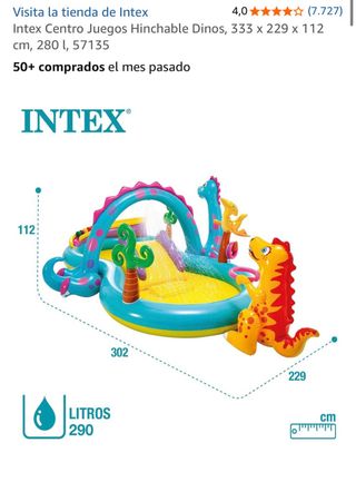 Piscina hinchable Dinos 