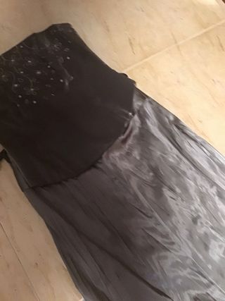 Vestido gris - Falda y corpiño