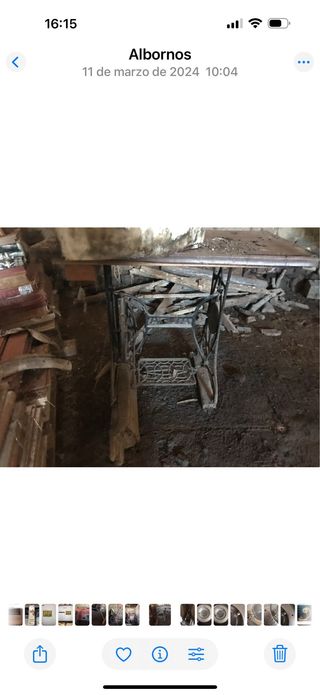 Máquina coser antigua