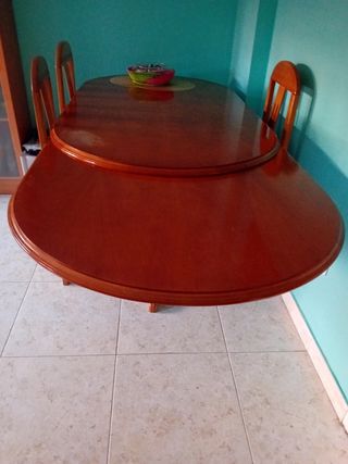 Mesa comedor extensible madera 160x90-260cm