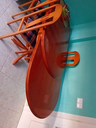 Mesa comedor extensible madera 160x90-260cm