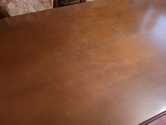 Mesa comedor madera + 6 sillas