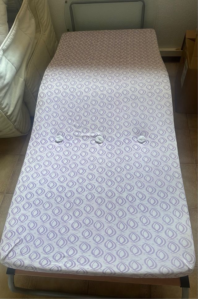 Sofá cama blanco - 80cm. 