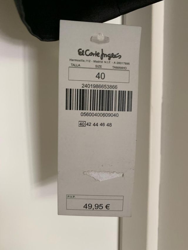 Chaqueta negra de vestir corte bolero