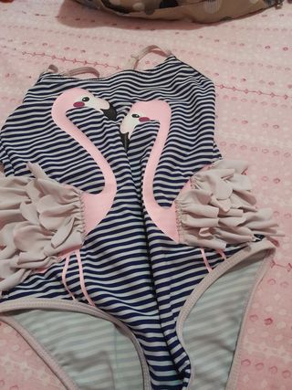 Costume Bambina 10 Anni - Flamingo