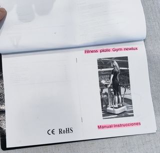 Potente plataforma vibración New Power 1000W