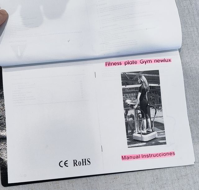 Potente plataforma vibratoria New Power 1000W