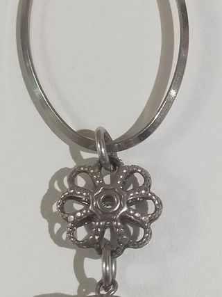 Pendientes largos plata y rojos