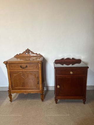 Conjunto mesas antiguas