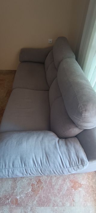 Sofá cama gris - 2 plazas