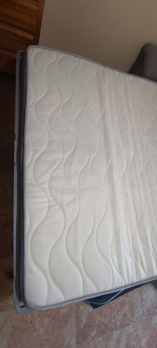 Sofá cama gris - 2 plazas