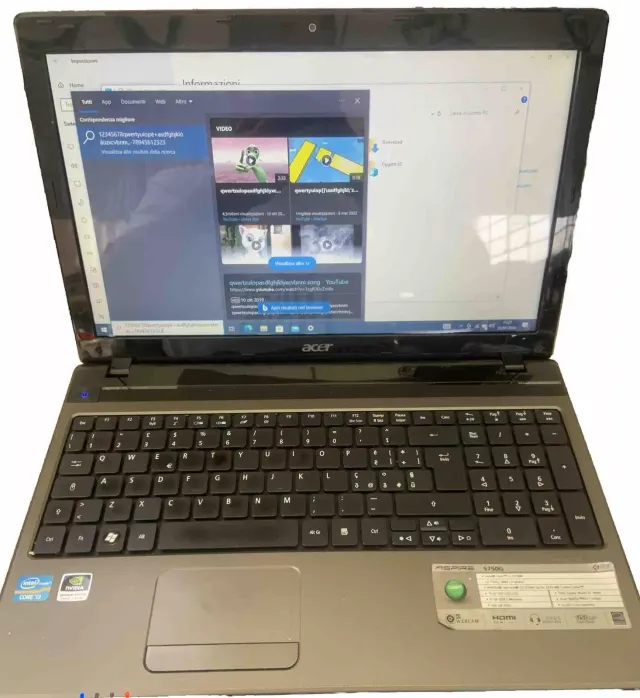 Acer Aspire 5750G - i7, 8GB RAM, 128GB
