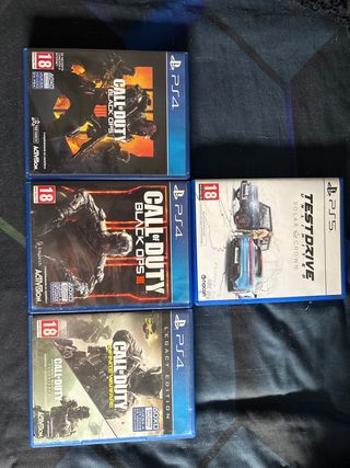 4 juegos PS4: Call of Duty, Test Drive