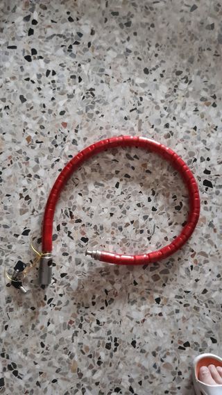 Catena moto rossa - antifurto