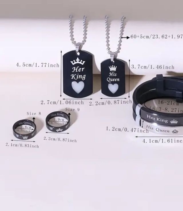 Pack regalo parejas - Colgantes & Pulseras