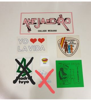 Pegatinas antiguas - Vintage 