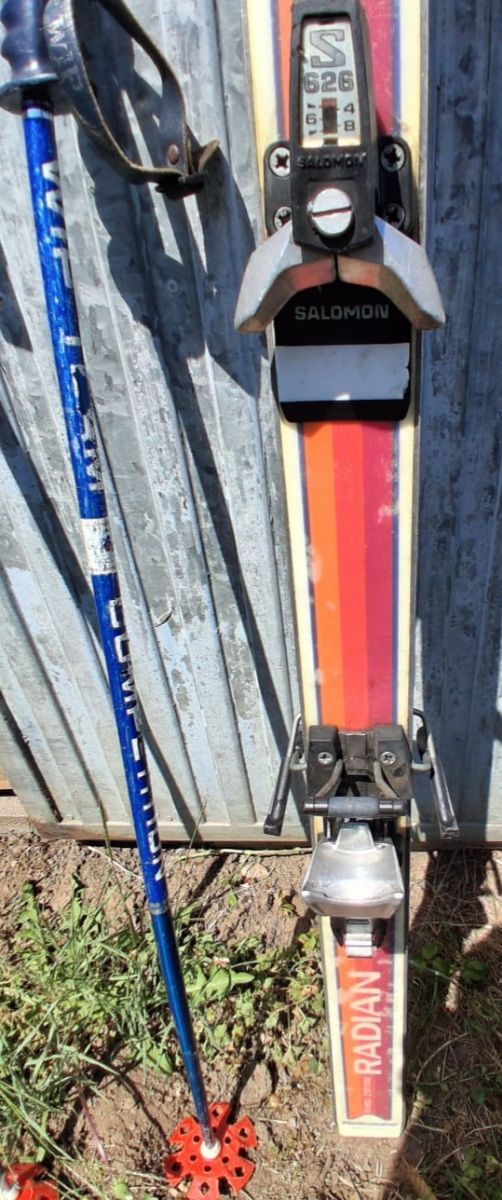 Esquís Salomon Radian + Bastones
