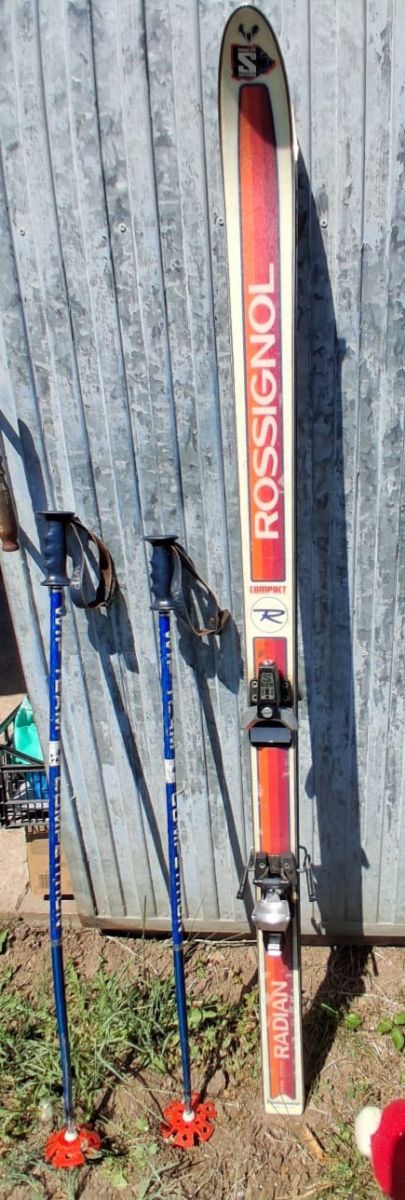 Esquís Salomon Radian + Bastones