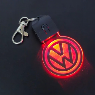 4 Llaveros LED AUDI + Volkswagen